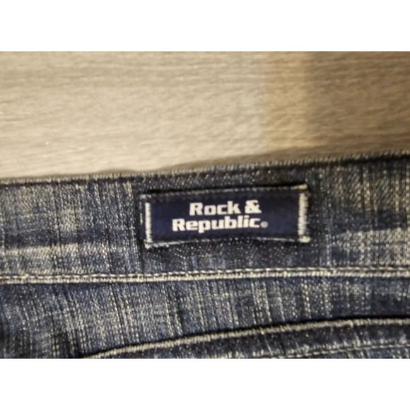 NWT Rock & Republic Denim Blue Jeans 32 X 36 Bootcut Kiedis MSRP 176 Long Tall - Picture 7 of 7